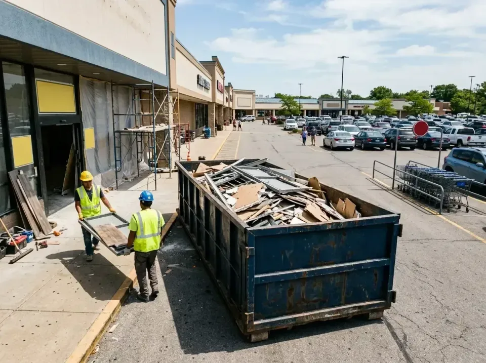 retail-store-renovation-debris-003 — frequently asked questions, Roll-off Dumpster Rentals in East End, AR